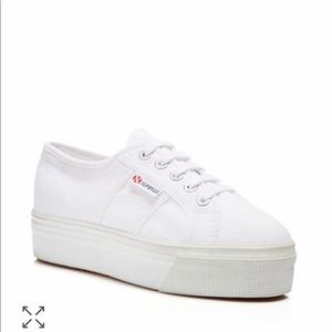 Superga White platform sneakers